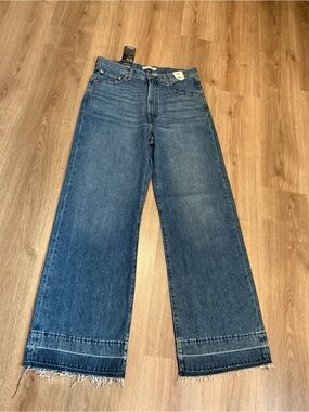 Women’s Wide Leg Blue Jeans